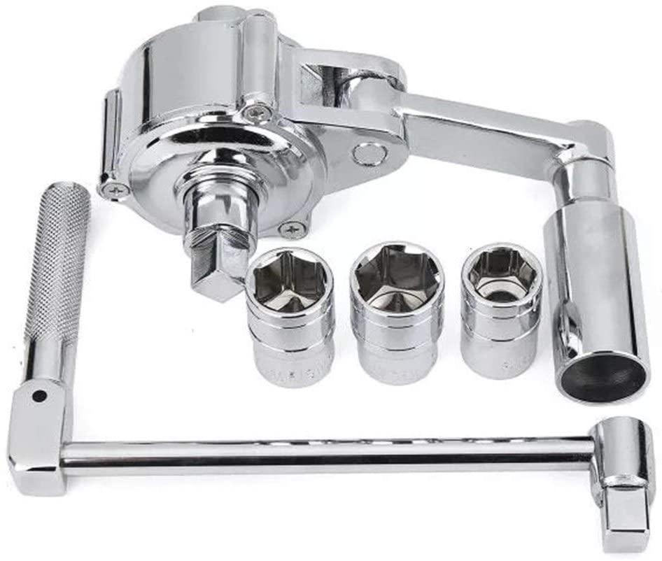Screwdriver Set, Hand Tools Multiplier Spanner Torque Wrench Lug Nut Remover 1/2 Drive Socket Nut Puller Repair Tools
