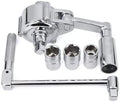 Screwdriver Set, Hand Tools Multiplier Spanner Torque Wrench Lug Nut Remover 1/2 Drive Socket Nut Puller Repair Tools