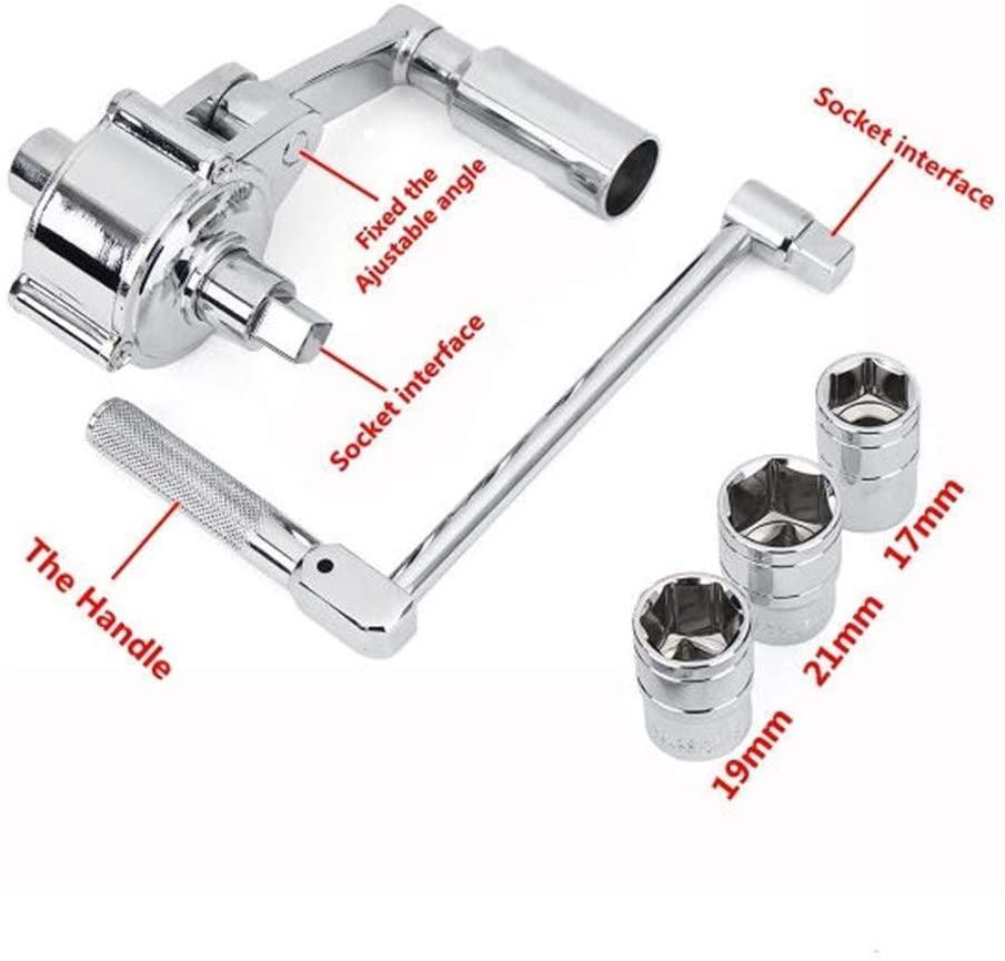 GJNVBDZSF Repair Kit Hand Tools Multiplier Spanner Torque Wrench Lug Nut Remover 1/2 Drive Socket Nut Puller Repair Tools