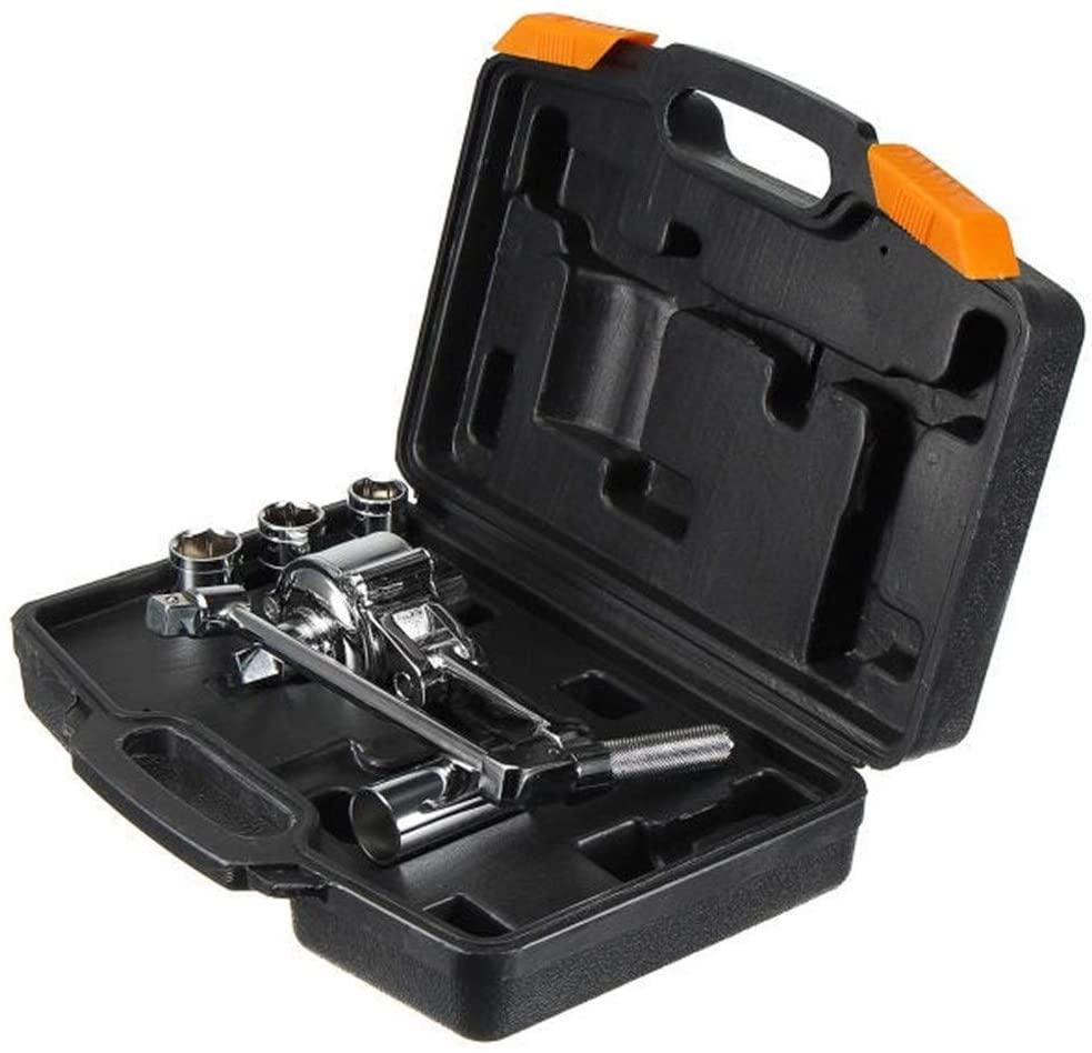 GJNVBDZSF Repair Kit Hand Tools Multiplier Spanner Torque Wrench Lug Nut Remover 1/2 Drive Socket Nut Puller Repair Tools