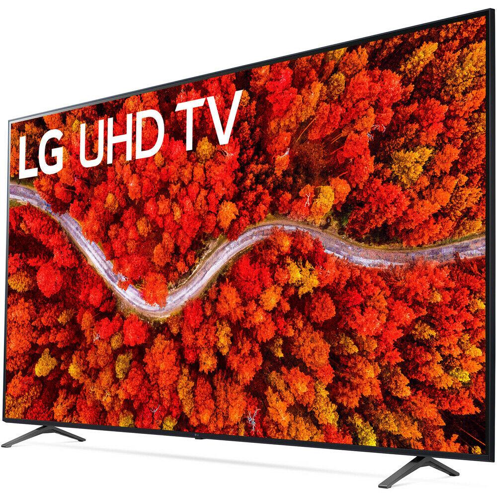 lg 86" ai thinq 4k uhd smart tv 2024 w/ deco gear home theater bundle