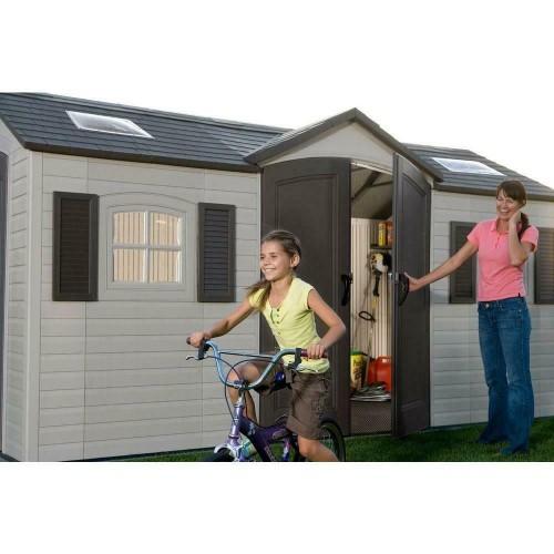 lifetime 15 x 8 ft. storage shed