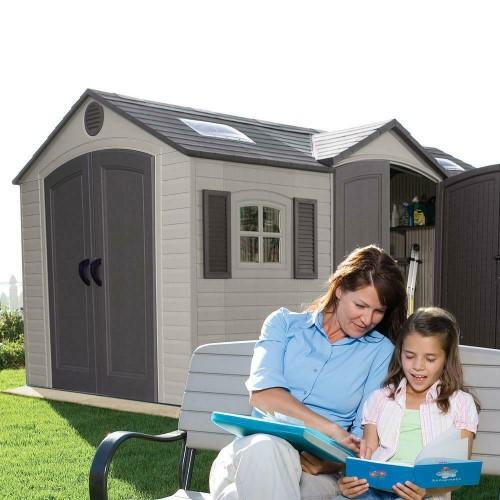 lifetime 15 x 8 ft. storage shed