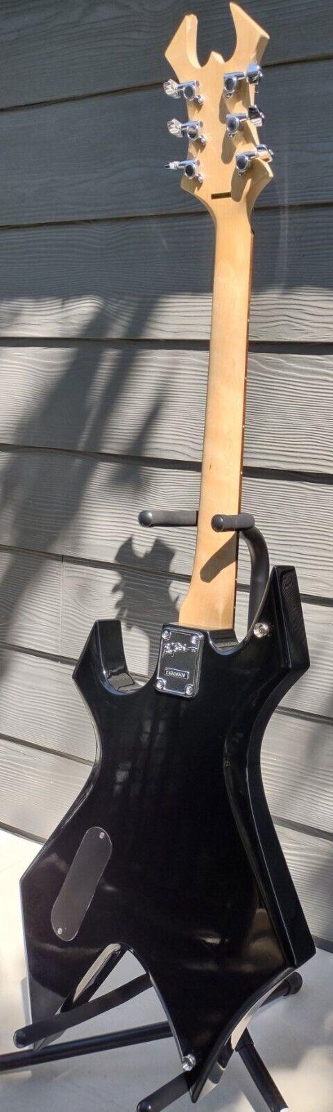 bc rich warlock electric guitar wgbk 2002 very good |  metal monster w/ gig bag
