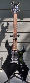 bc rich warlock electric guitar wgbk 2002 very good |  metal monster w/ gig bag