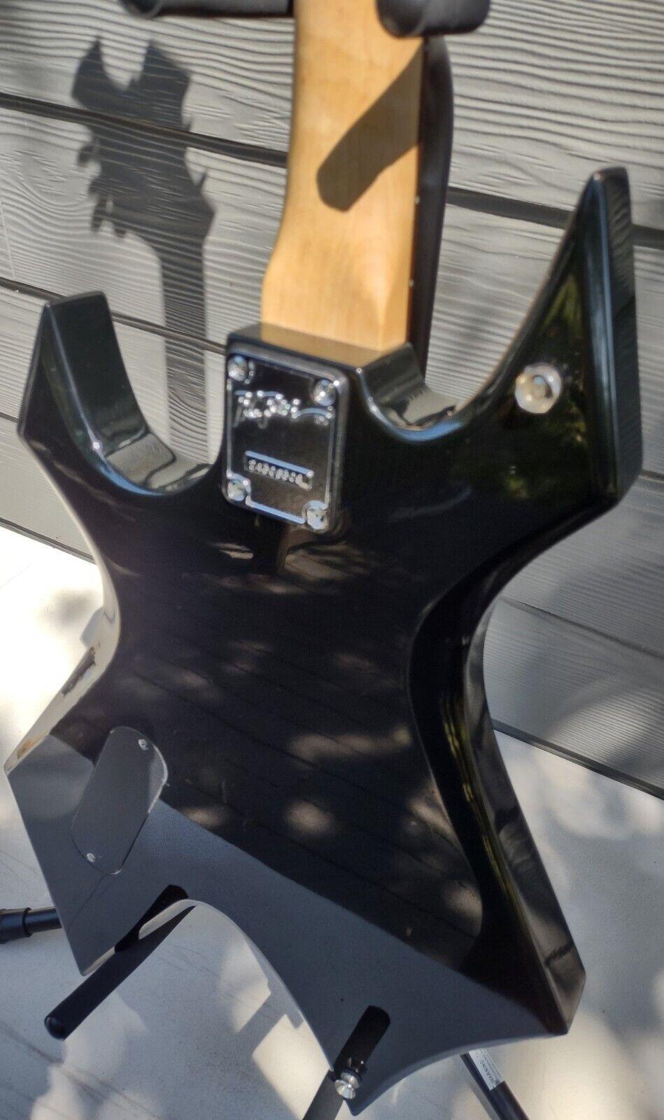 bc rich warlock electric guitar wgbk 2002 very good |  metal monster w/ gig bag