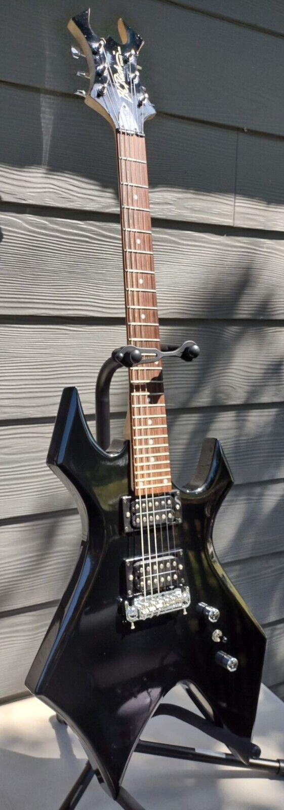 bc rich warlock electric guitar wgbk 2002 very good |  metal monster w/ gig bag