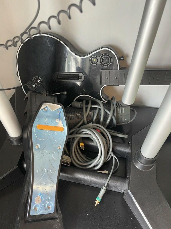 xbox 360 guitar hero lot game controller drums console cords rock band 2 3 tour