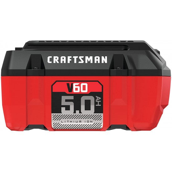 craftsman v60 battery, 5.0 ah lithium ion (cmcb6050)