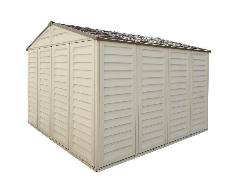 DuraMax 10.5’x13′ Woodbridge Plus Vinyl Shed with Foundation