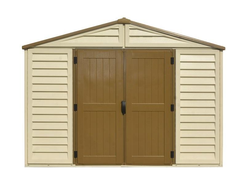 DuraMax 10.5’x13′ Woodbridge Plus Vinyl Shed with Foundation