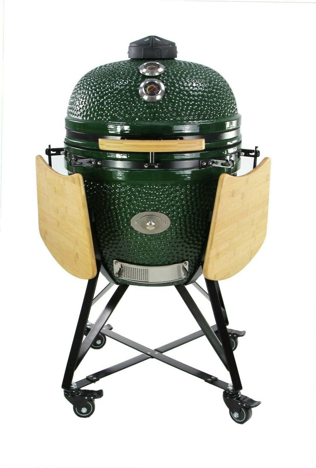YNNI KAMADO Sizes 13" to 25.2" 13 Colours with Chip Feeder Option Ceramic BBQ
