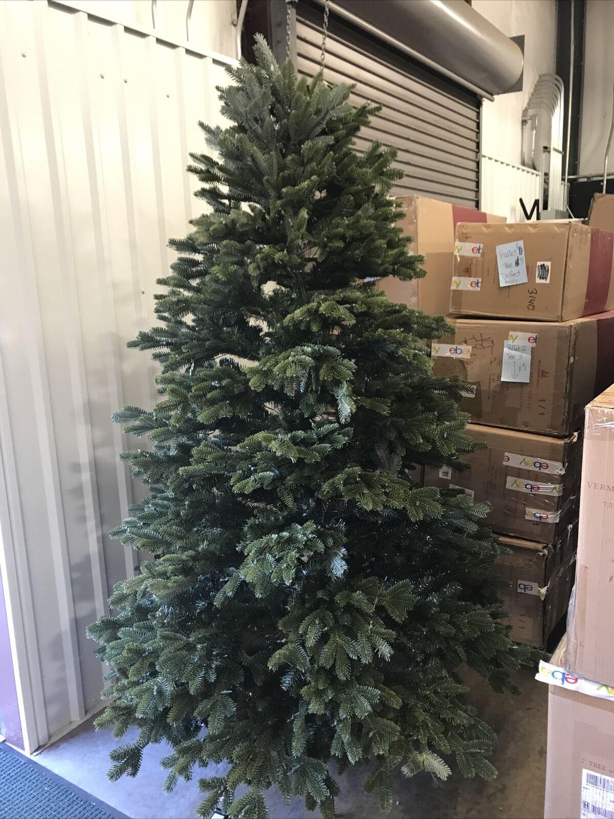 Open Box Balsam Hill Fraser Fir 7.5' Tree with Candlelight LED Lights Christmas