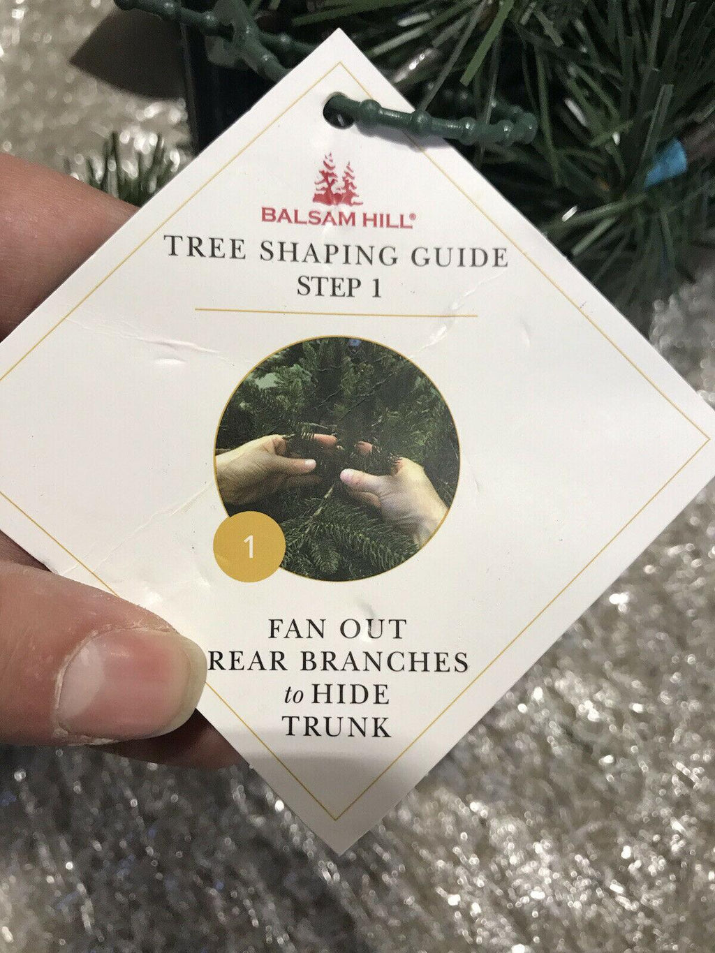 Open Box Balsam Hill Fraser Fir 7.5' Tree with Candlelight LED Lights Christmas