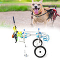 Zouminy Pet Wheelchair, 4-Wheeled Pet Hind Limb Rehabilitation Auxiliary Bracket Wheelchair for Paralyzed Handicapped Dog