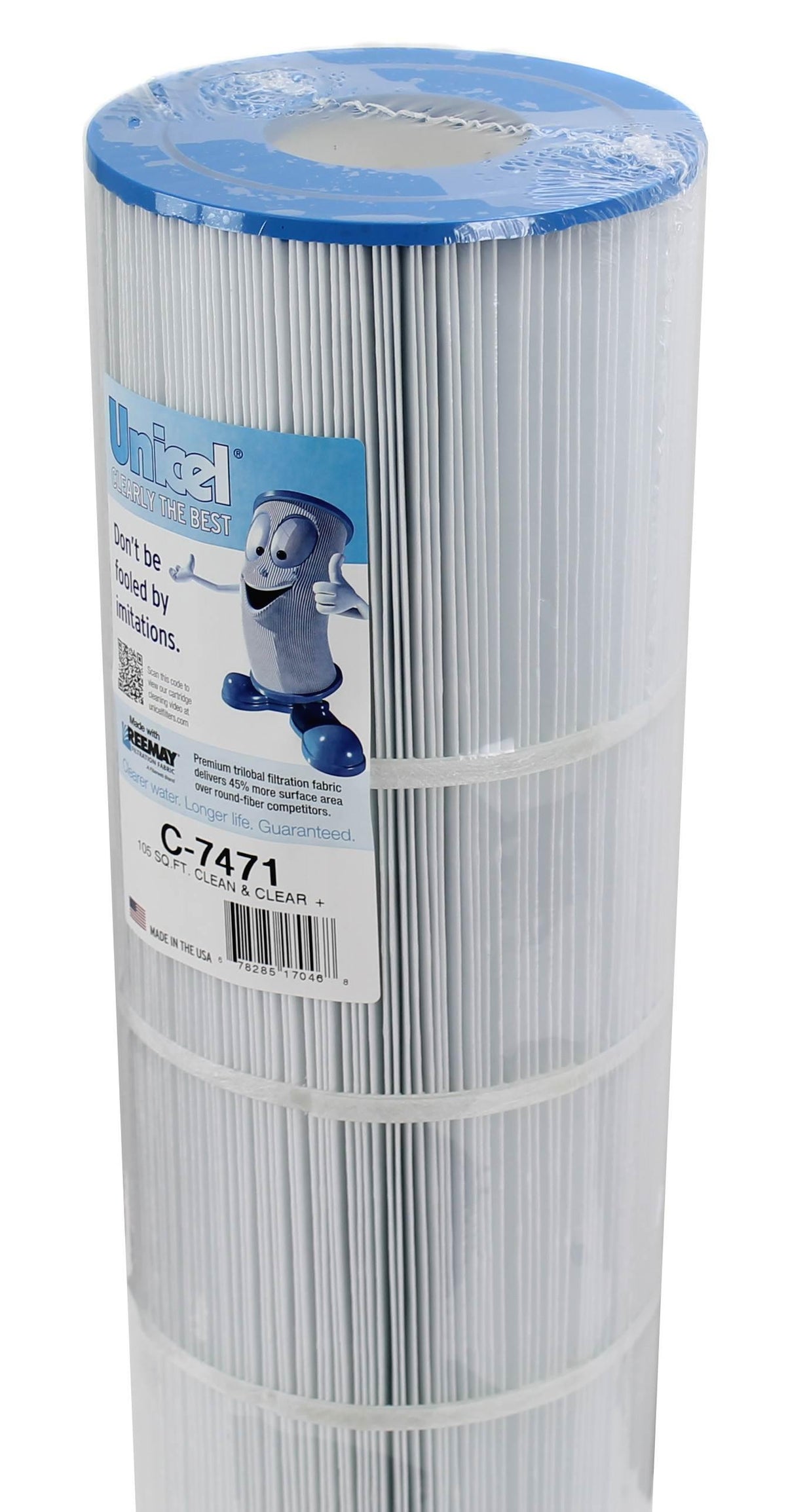 unicel clean &amp; clear plus replacement cartridge filter c-7471 pcc (6 pack)