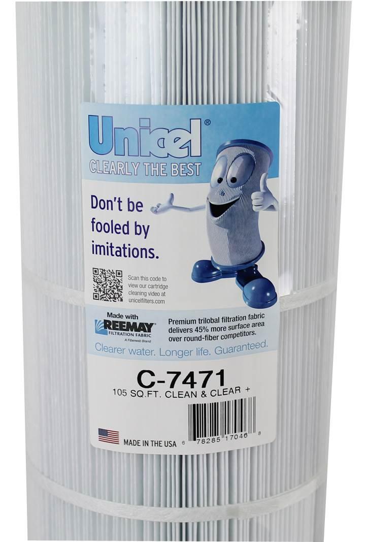 unicel clean &amp; clear plus replacement cartridge filter c-7471 pcc (6 pack)