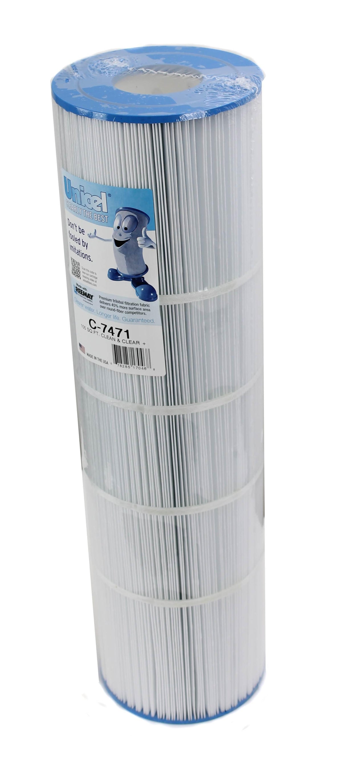 unicel clean &amp; clear plus replacement cartridge filter c-7471 pcc (6 pack)