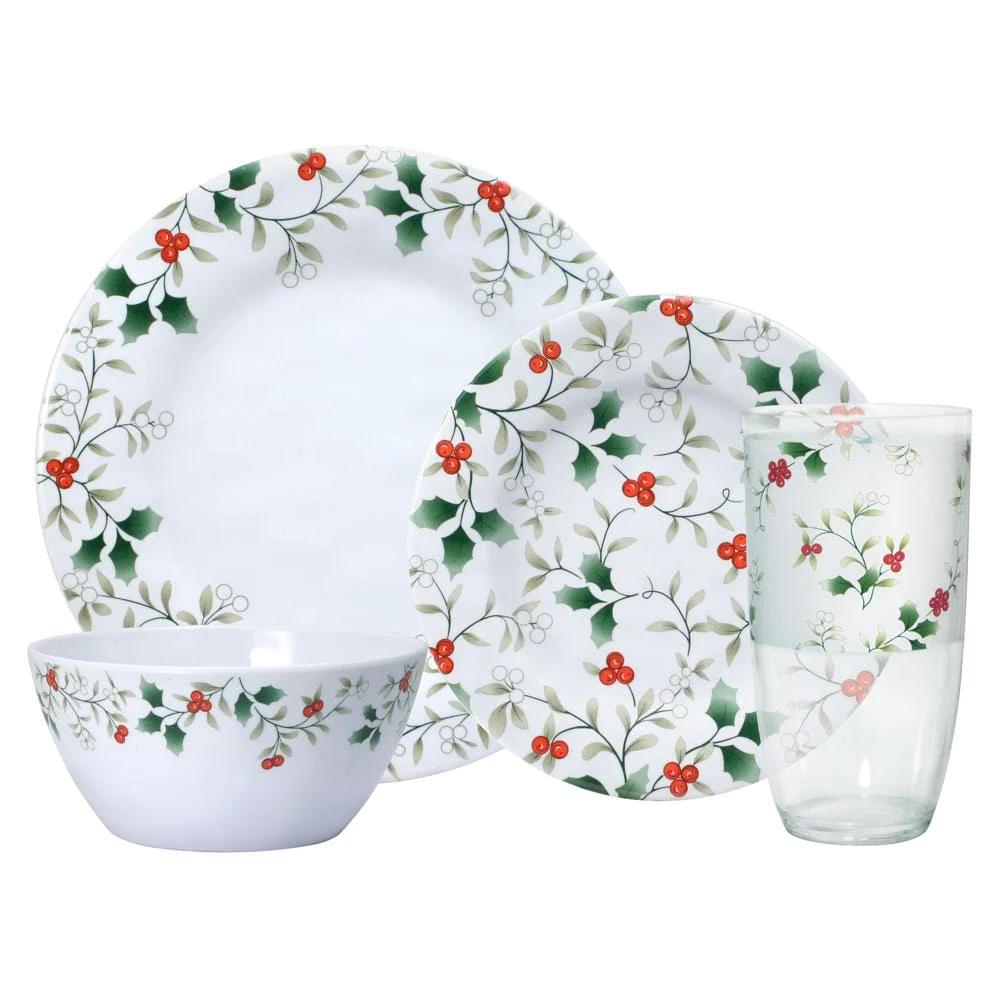 WinterberryOutdoor Melamine Dinnerware Set
