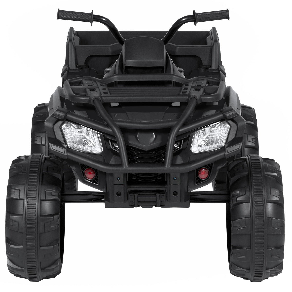 12V Kids Powered ATV Quad 4-Wheel Ride On Car w/ 2 Speeds, Spring Suspension, MP3, Stora- Black