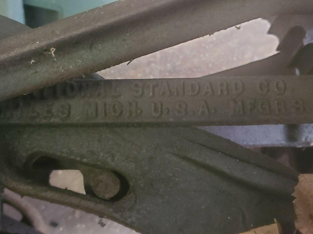 National standard mechanical floor jack 1920s