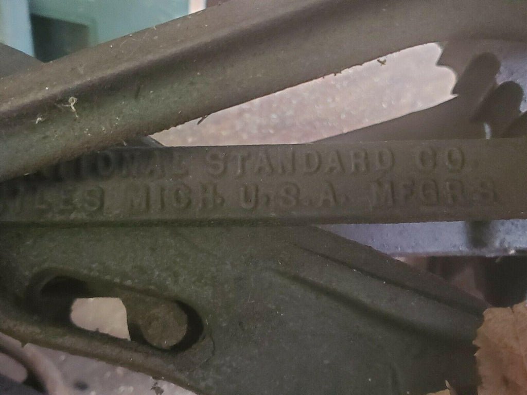 National standard mechanical floor jack 1920s