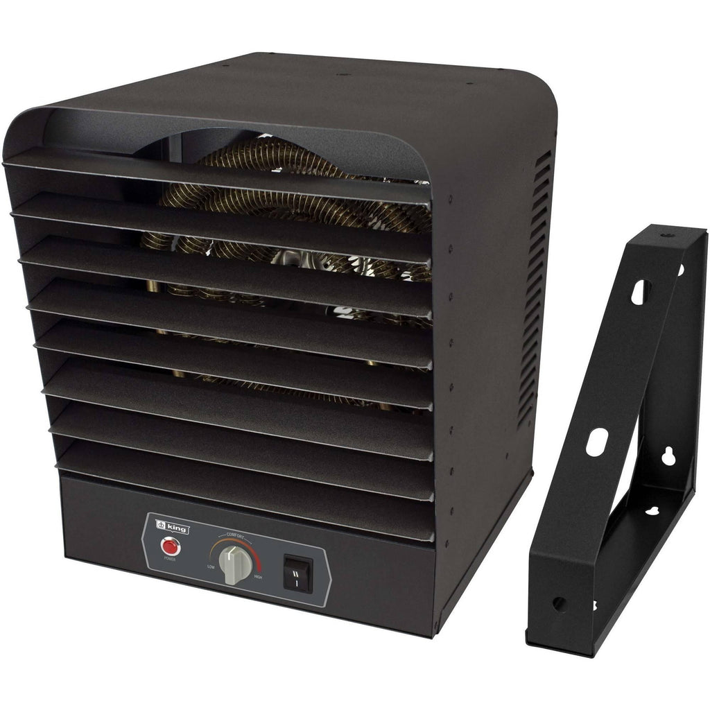 King Electric GH2405TB 240 Volt 5000 Watt Electric Garage Heater, Gray
