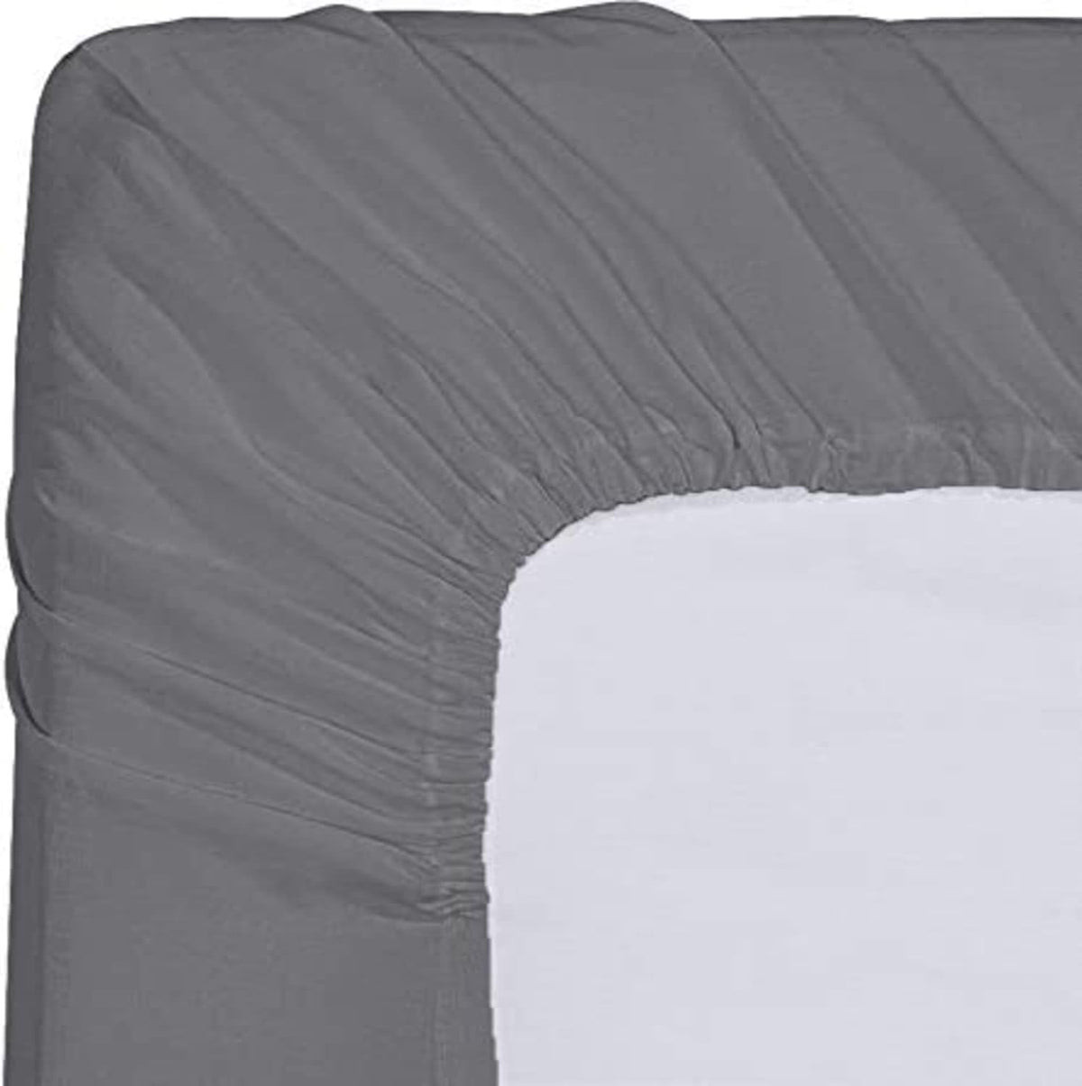 Utopia Bedding Queen Fitted Sheet - Bottom Sheet - Deep Pocket - Soft Microfiber -Shrinkage and Fade Resistant-Easy Care -1 Fitted Sheet Only (Grey)