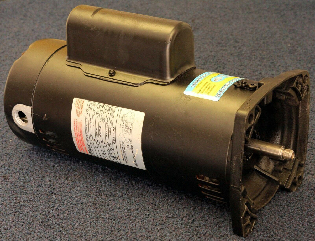 1.5 hp square flange pool pump motor 1 year warranty 1 1/2 hp