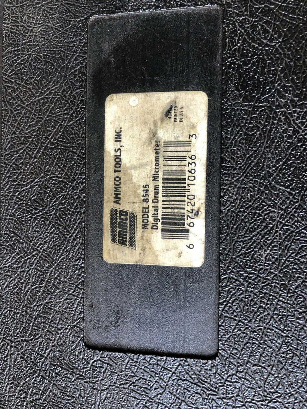 Ammco Hennessy 8545 Digital Electronic Drum Micrometer W/Case