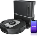 Shark AI Ultra Robot Vacuum, with Matrix Clean, Home Mapping, 60-Day Capacity HEPA Bagless Self Empty Base, CleanEdge Technology, Perfect for Pet Hair, Wifi, Works with Alexa, Black/Silver (RV2502AE)