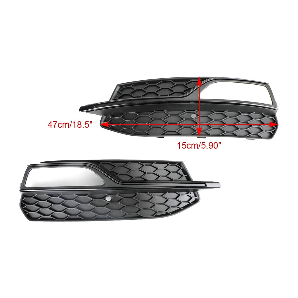 2013-2023 Audi S3 Lower Bumper Fog Light Cover Grill 8V3807681G 8V3807682G Generic