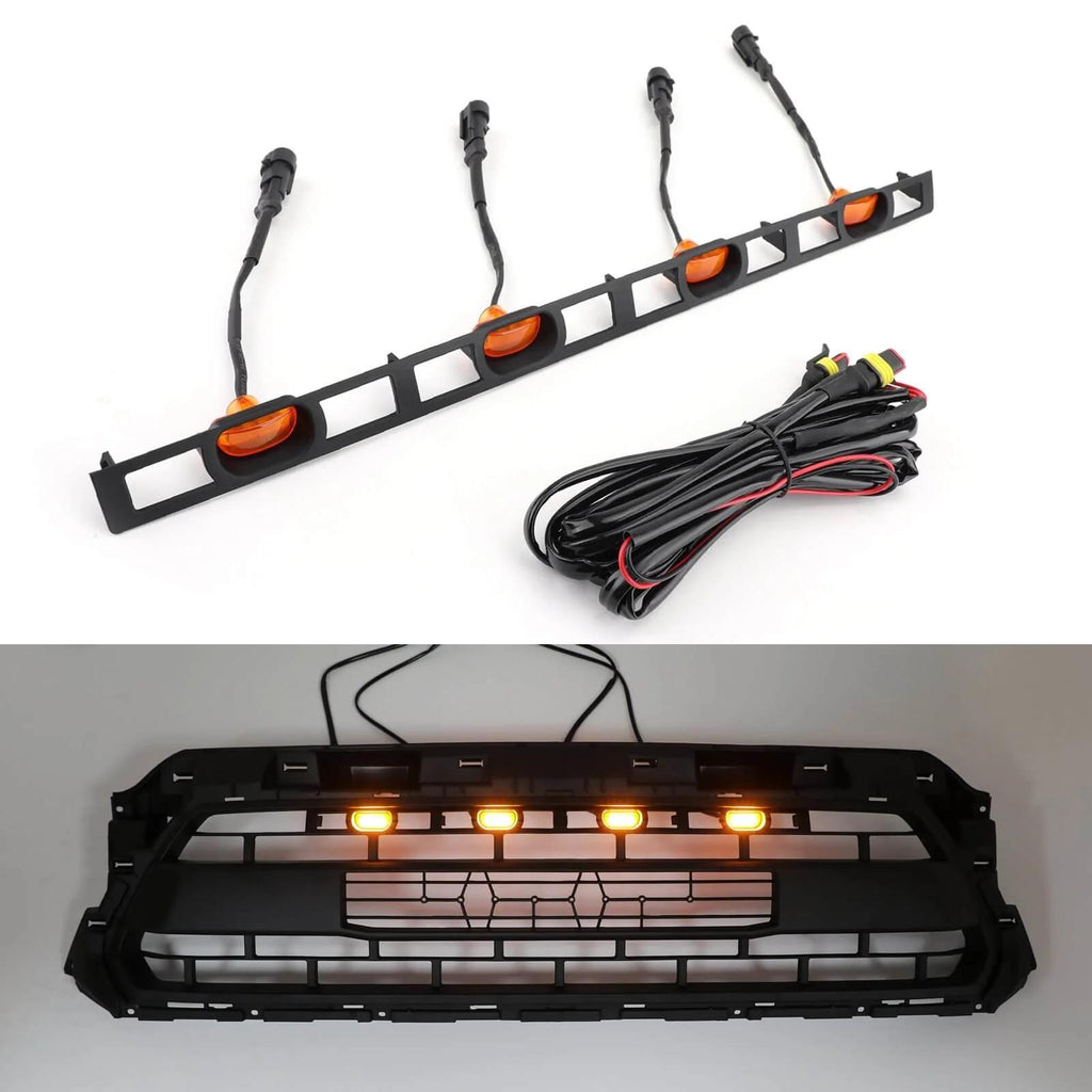 2012-2015 Tacoma TRD PRO Toyota Grill PTR54-35150 Honeycomb Grille Replacement + Amber Lights Generic