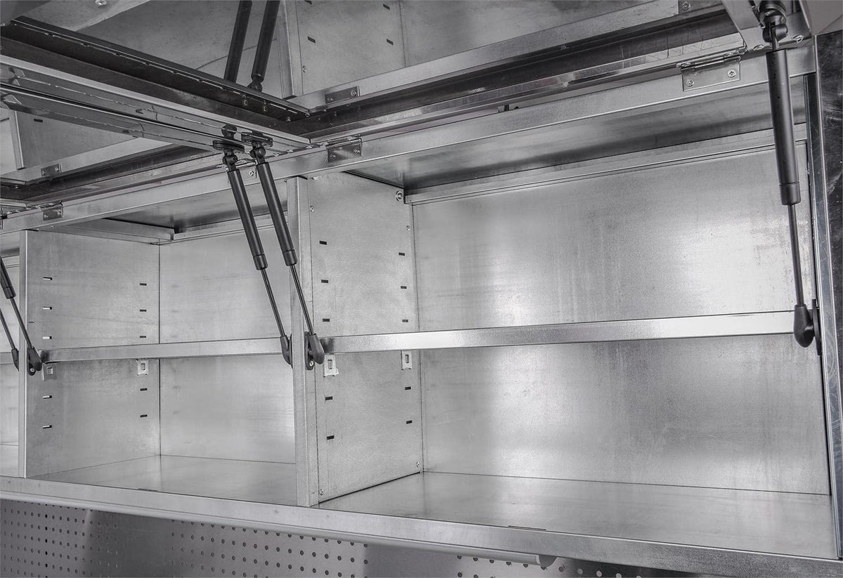 72 in. Rolling Tool Cabinet/Toolbox. 11-Drawer with Upper Stora[ Steel]