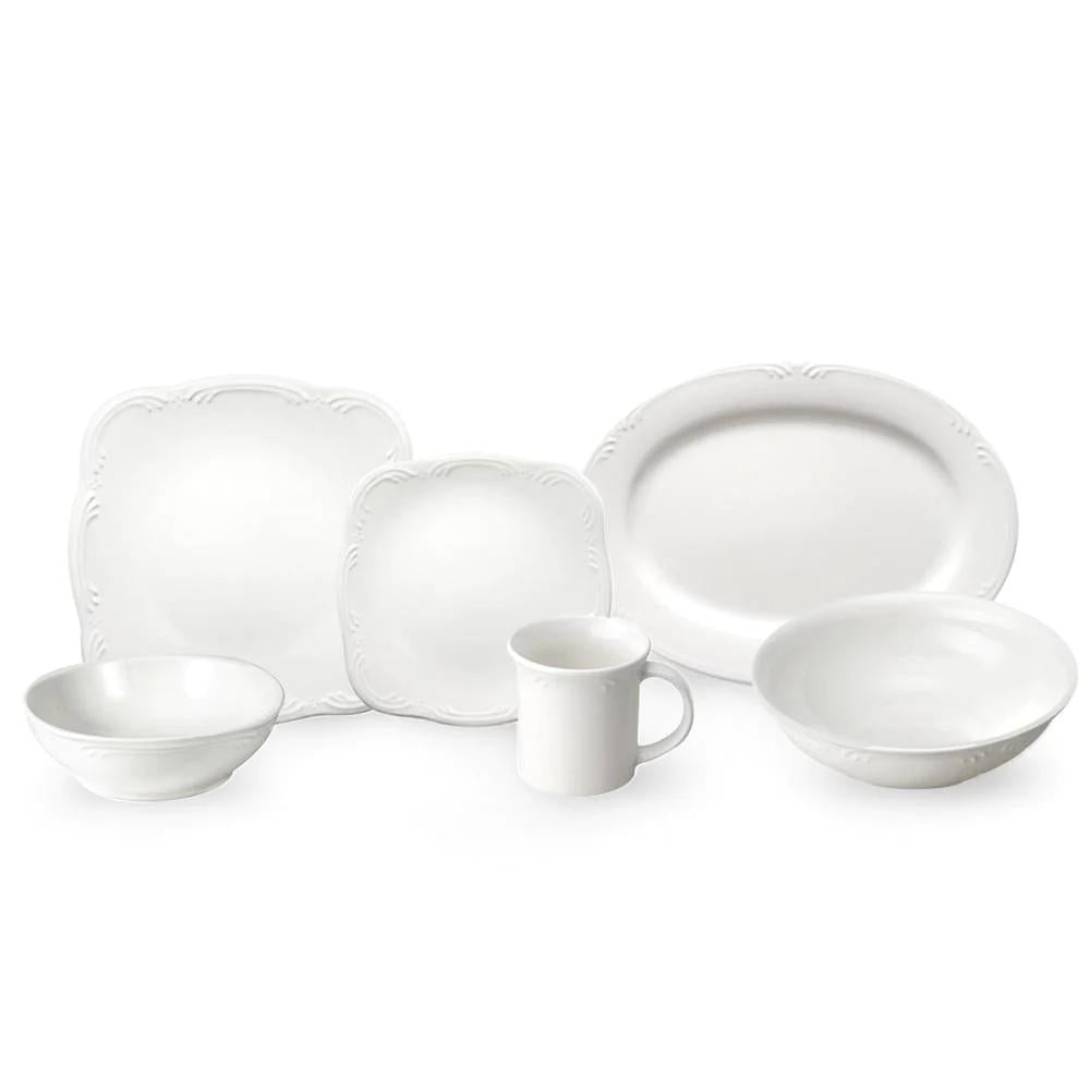 FiligreeSquare Service for 8 with Serveware