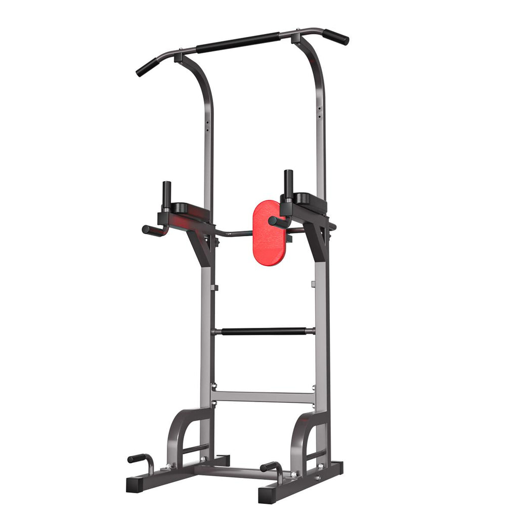 Multifunctional Power Tower Adjustable Heights Workout Dip Station for Adults and Kids Home Gym Strength Training Fitness Equipment, 400LB Max Weight