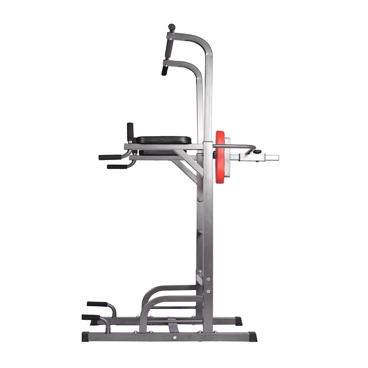 Multifunctional Power Tower Adjustable Heights Workout Dip Station for Adults and Kids Home Gym Strength Training Fitness Equipment, 400LB Max Weight