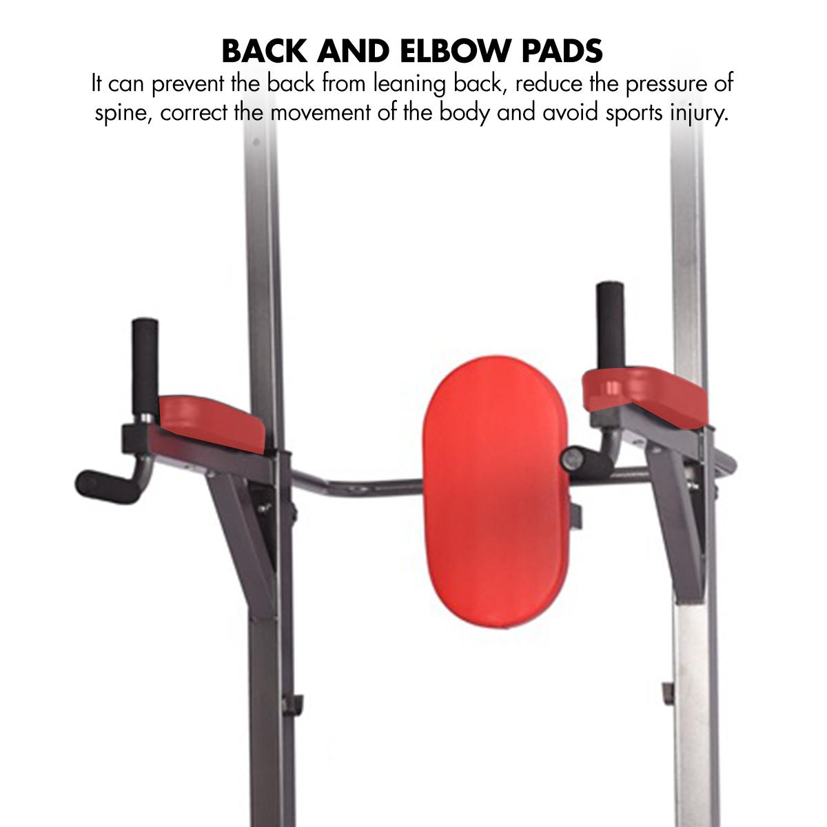 OUSGAR Multi-Function Power Tower, 9-level Height Adjustable Pull up Station Home Workout Bar Pull up Bar Push Up Home Fitness Workout Station Dip Stands Pull up Tower, 440LBS Max Weight