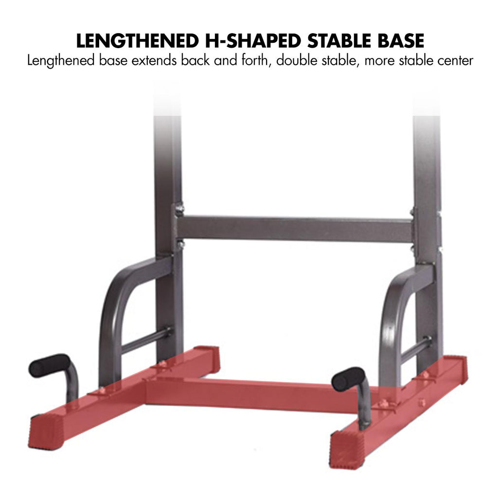 Multifunctional Power Tower Adjustable Heights Workout Dip Station for Adults and Kids Home Gym Strength Training Fitness Equipment, 400LB Max Weight