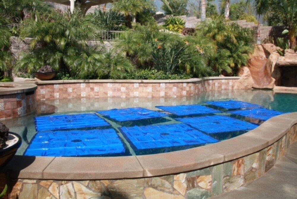 12 pack noair blue 54" heat squares s-1254 solar swimming pool heating tarp