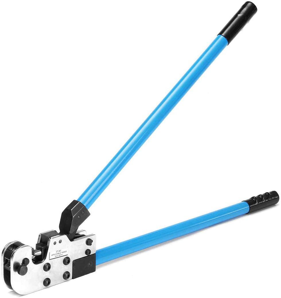 CT-CT Plier Crimping Plier 8-3/0 08-80mm² Terminal Cable Lug Plug Crimper Pliers Tool Hand Tools