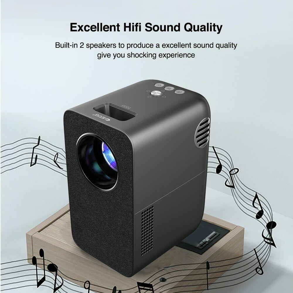 2024 portable wifi projector native 1080p proyector home theater airplay hdmi tv