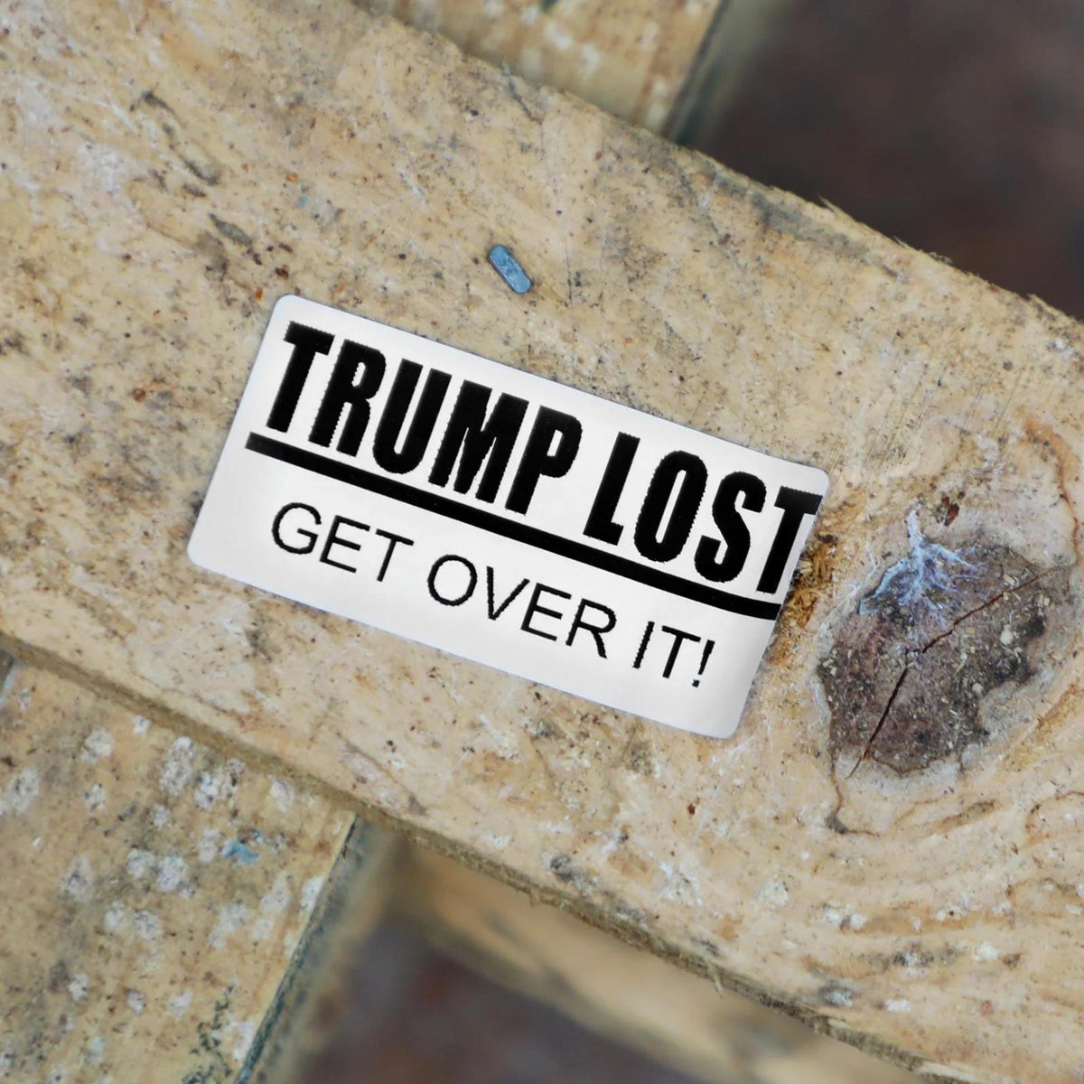 "TRUMP LOST GET OVER IT" 50 Pack Political Stickers Decals Election 2024 Generic