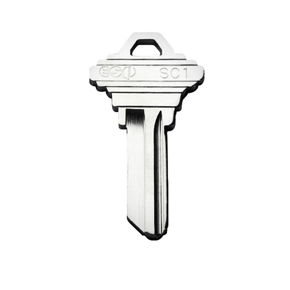 Heavy-Duty Satin Chrome Grade 2 Switch Style Entry Storeroom Lever Lock Set with 20 SC1 Keys (10-Pack,Keyed Alike)