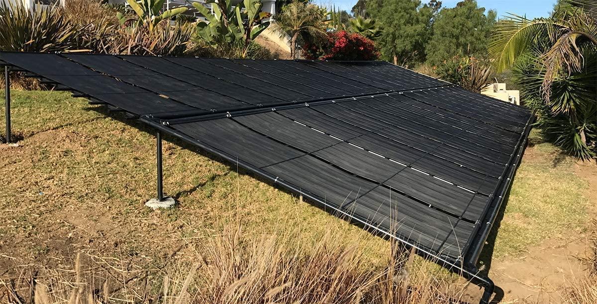 SolarPoolSupply Highest Performing Design - Universal Solar Pool Heater Panel Replacement, 2-Pack (4' X 8' / 2" I.D. Header)