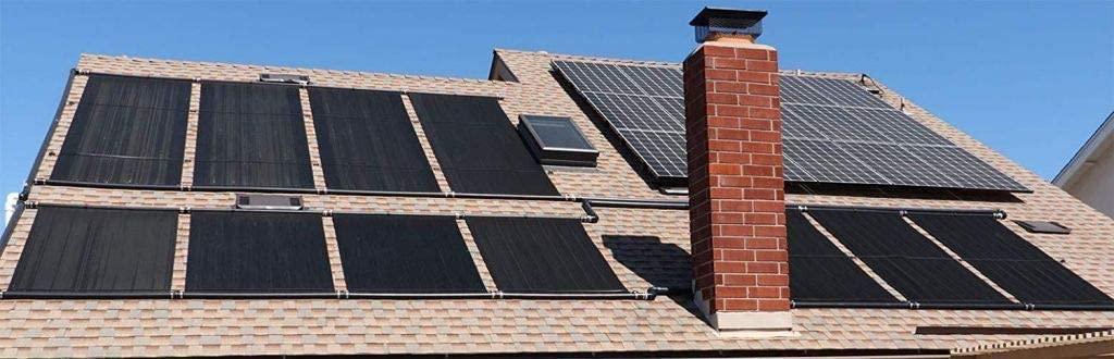 SolarPoolSupply Highest Performing Design - Universal Solar Pool Heater Panel Replacement (4' X 8' / 2" I.D. Header)