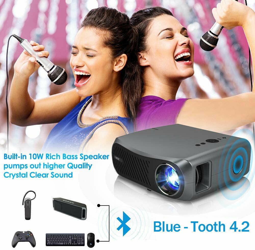 native 1080p bt 4.2 android projector 5g wifi airplay 4k daytime home theater tv