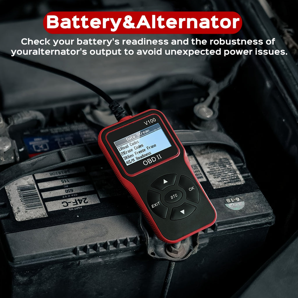 Automotive OBD2 Scanner Code Reader Engine Fault Code Reader Scanner Can Diagnose Scan Tool For All OBD II Protocol Cars Since 1996