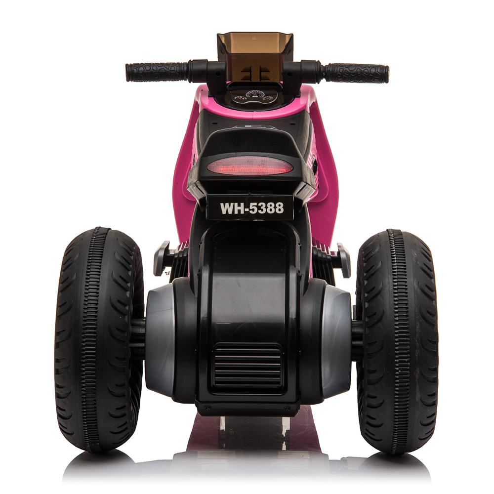 Kids 6V Electric 3-Wheel Motorcycle Ride On Toys, Battery Power Motorized Kids Ride On Motorcycle Bike, Double Drive Kids Dirt Bike Toddler Toys Cars Christmas Gifts for Boys Girls 2-6, Pink, Q6890