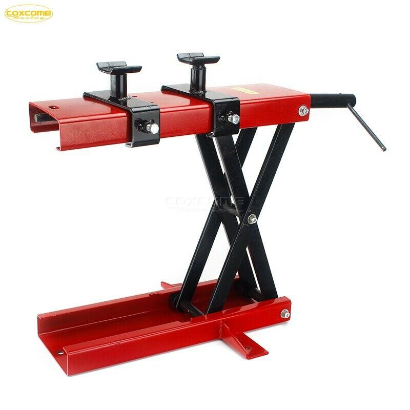 1100 LB Mini Scissor Motorcycle Center Scissor Lift Jack Hoist Stand Bikes ATVs